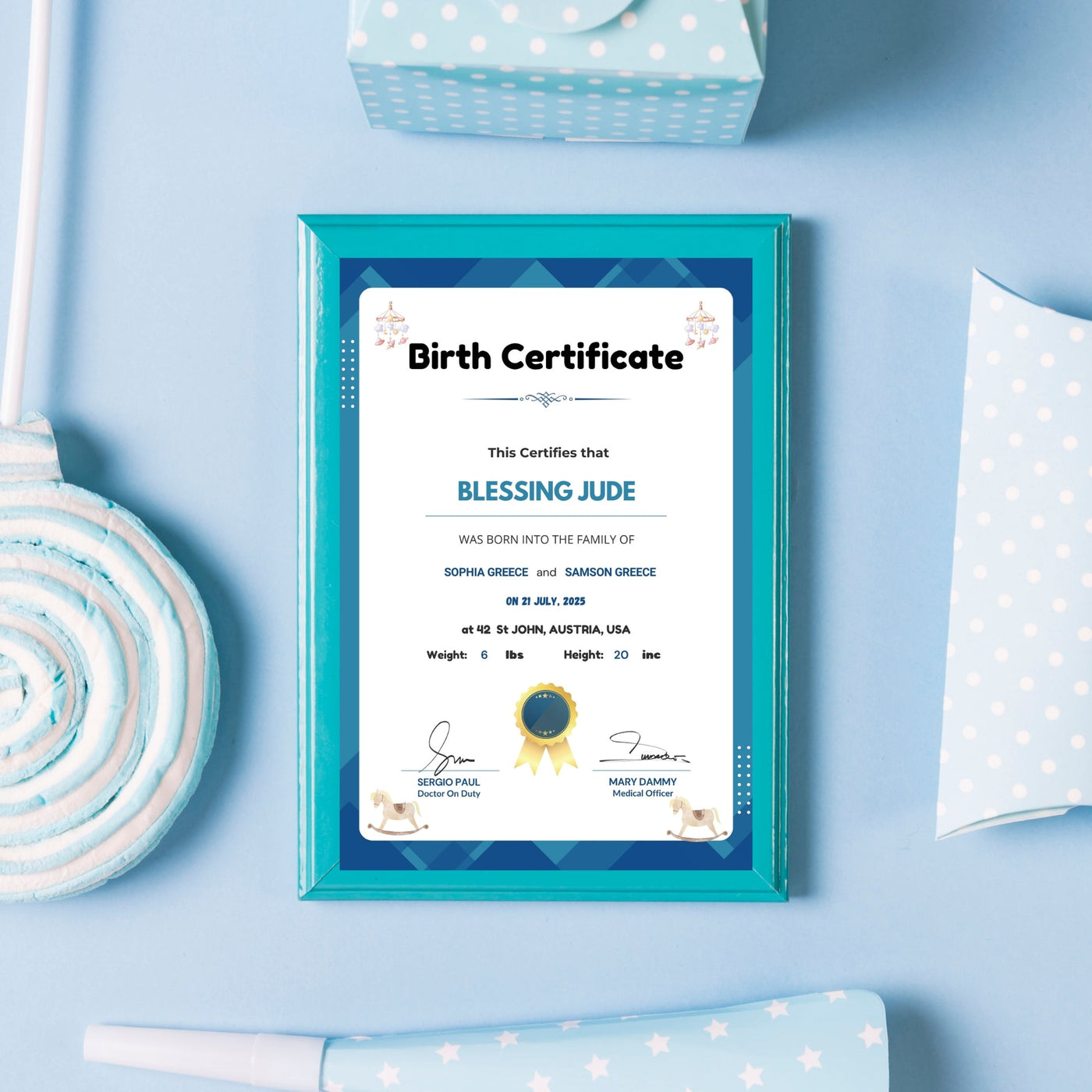 Birth Certificate collection