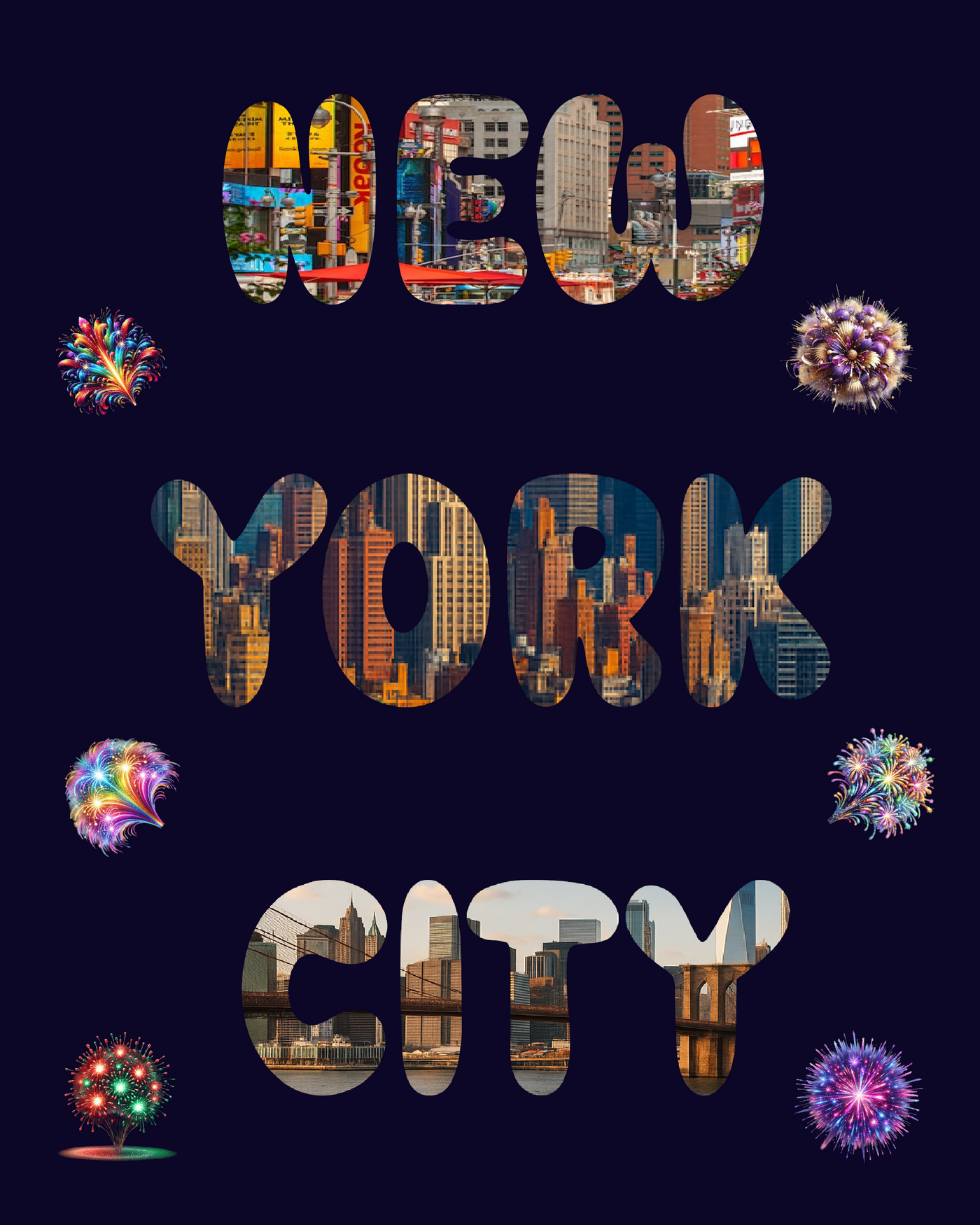 New York City Poster Digital Download